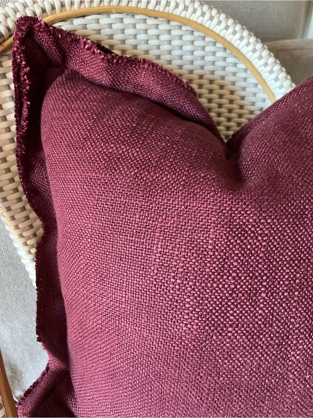 NWT Anthropologie Linen Pillow Cover